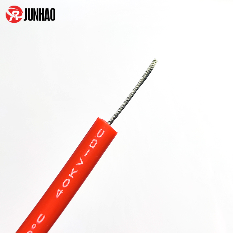UL3239 200 Degree High Temperature Tinned Copper 22 AWG Wire Silicone Wire Cable 3KV - Junhao Wires and Cables Manufacturer